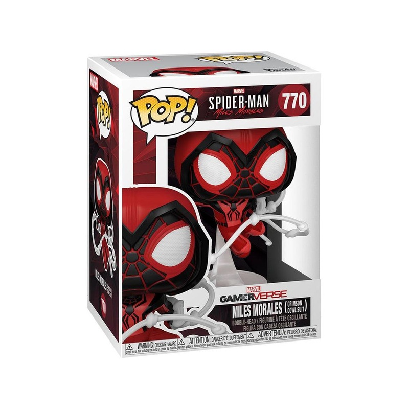 POP! -  Movies - Marvel Spider-Man Miles Morales - Miles Morales Crimson Cowl Suit - Gamerverse