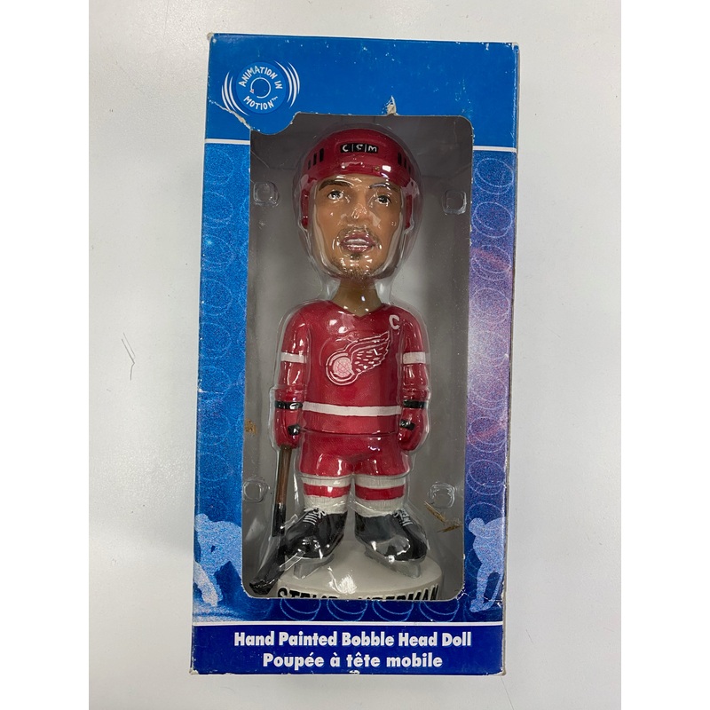 Bobble Dobbles - 2001 - Detroit Redwings - Steve Yzerman Hand Painted Bobble Head
