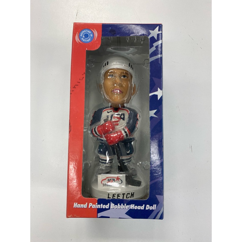 Bobble Dobbles - 2001 - Team USA - Brian Leetch Hand Painted Bobble Head