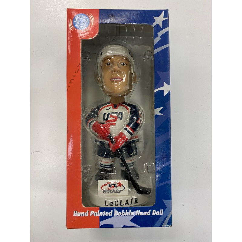 Bobble Dobbles - 2001 - Team USA - John LeClair Hand Painted Bobble Head