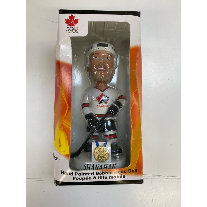 Bobble Dobbles - 2002 - Team Canada Gold Medal - Brendan Shanahan Hand Painted Bobble Head