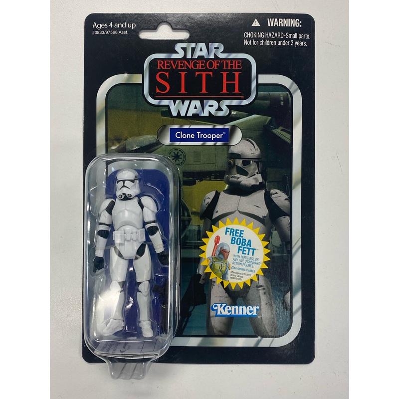 Hasbro - Star Wars - Revenge of the Sith 2010 Vintage Series - Clone Trooper - Action Figure