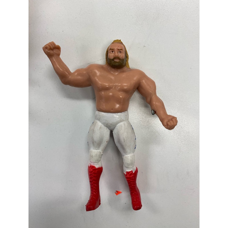 LJN - 1985 - WWF/WWE Wrestling Superstars Bendies - Big John Studd - 4.5" Figure *Loose*