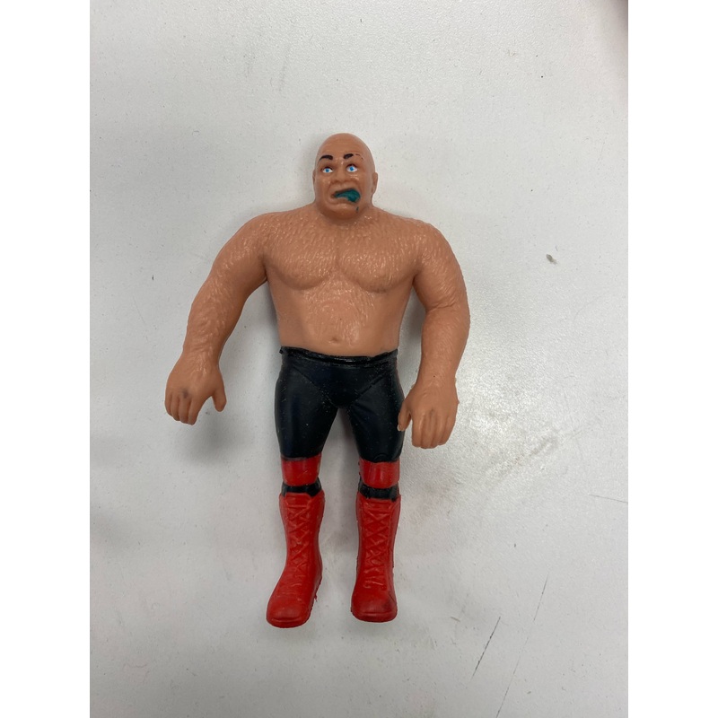 LJN - 1985 - WWF/WWE Wrestling Superstars Bendies - George "The Animal" Steele - 4.5" Figure *Loose*