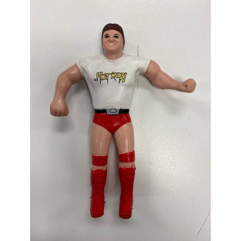 LJN - 1985 - WWF/WWE Wrestling Superstars Bendies - "Rowdy" Roddy Piper - 4.5" Figure *Loose*
