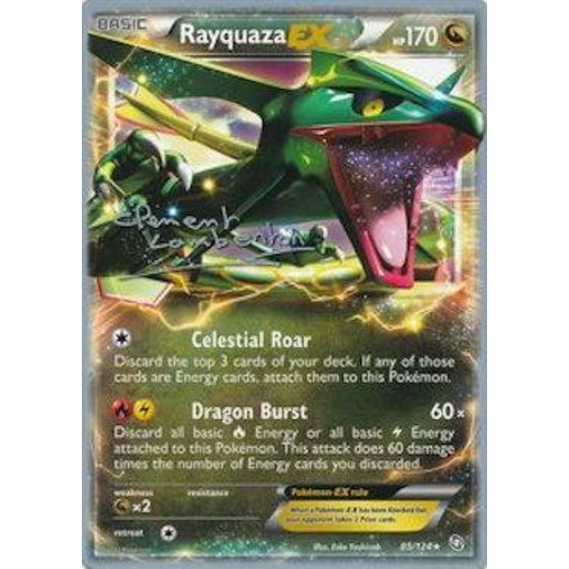 Rayquaza EX (85/124) (Anguille Sous Roche - Clement Lamberton) [World Championships 2013]