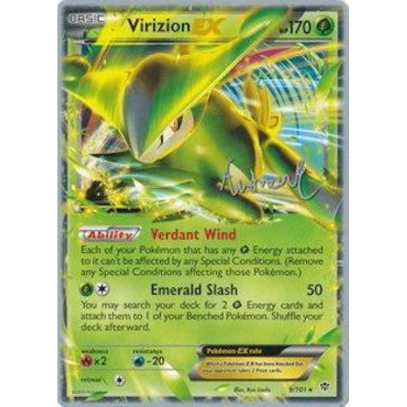 Virizion EX (9/101) (Emerald King - Andrew Estrada) [World Championships 2014]