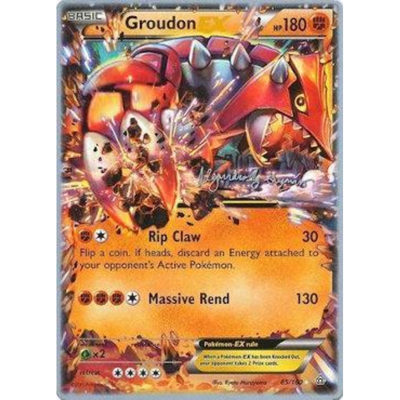 Groudon EX (85/160) (Primal Groudon - Alejandro Ng-Guzman) [World Championships 2015]