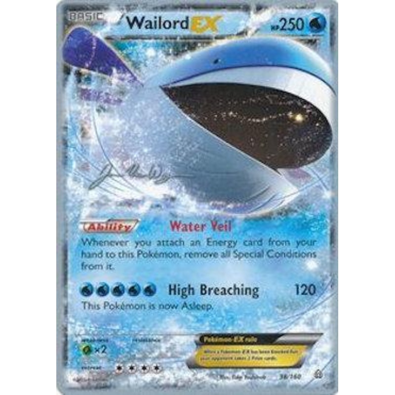 Wailord EX (38/160) (HonorStoise - Jacob Van Wagner) [World Championships 2015]