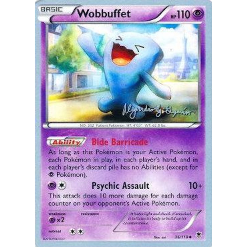 Wobbuffet (36/119) (Primal Groudon - Alejandro Ng-Guzman) [World Championships 2015]