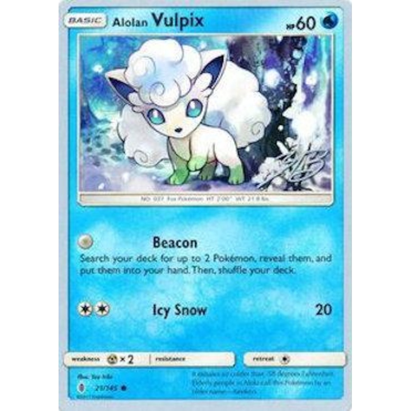 Alolan Vulpix (21/145) (Ice Path FTW - Zachary Bokhari) [World Championships 2017]
