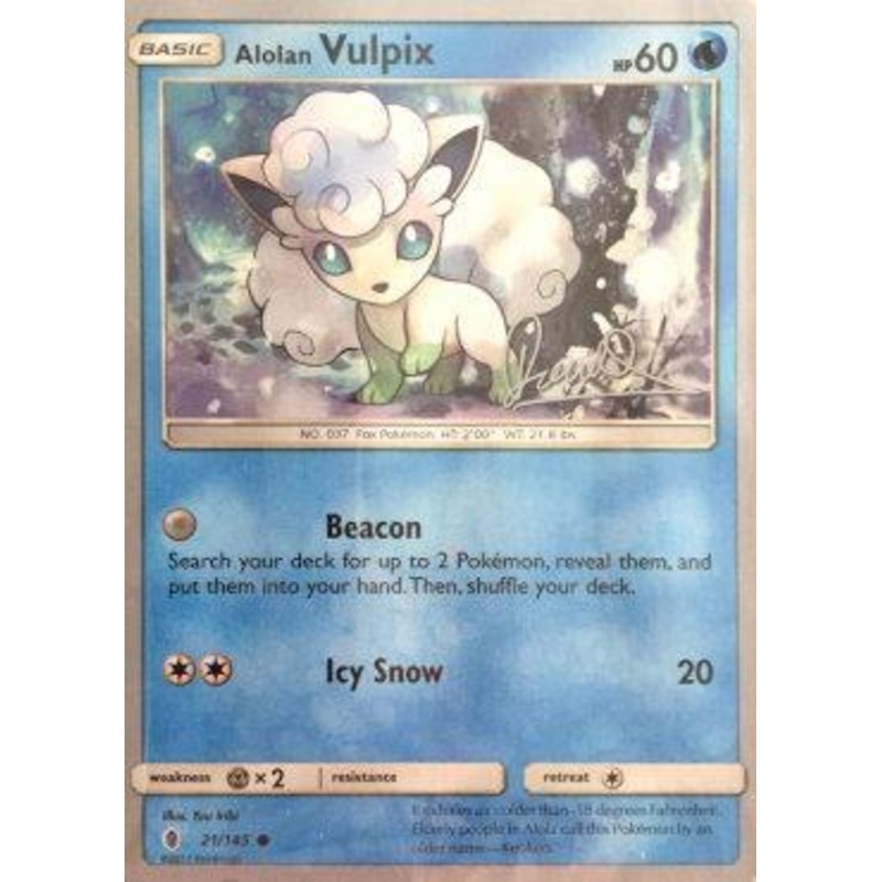 Alolan Vulpix (21/145) (Infinite Force - Diego Cassiraga) [World Championships 2017]