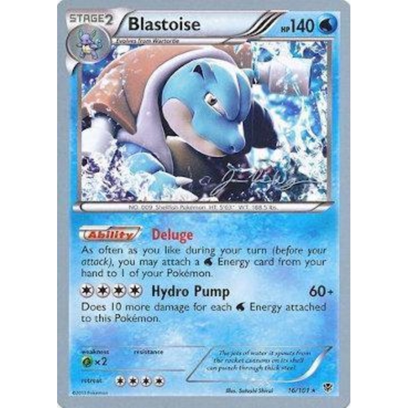 Blastoise (16/101) (HonorStoise - Jacob Van Wagner) [World Championships 2015]
