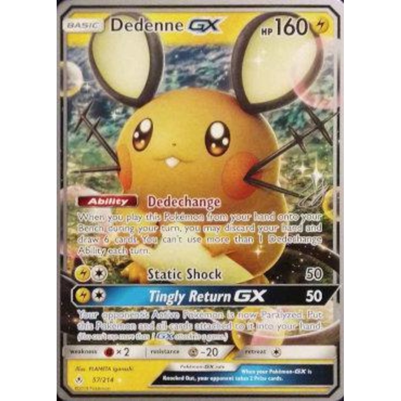 Dedenne GX (57/214) (Perfection - Henry Brand) [World Championships 2019]