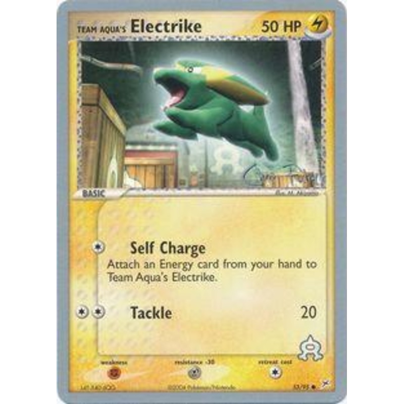 Team Aqua's Electrike (53/95) (Blaziken Tech - Chris Fulop) [World Championships 2004]