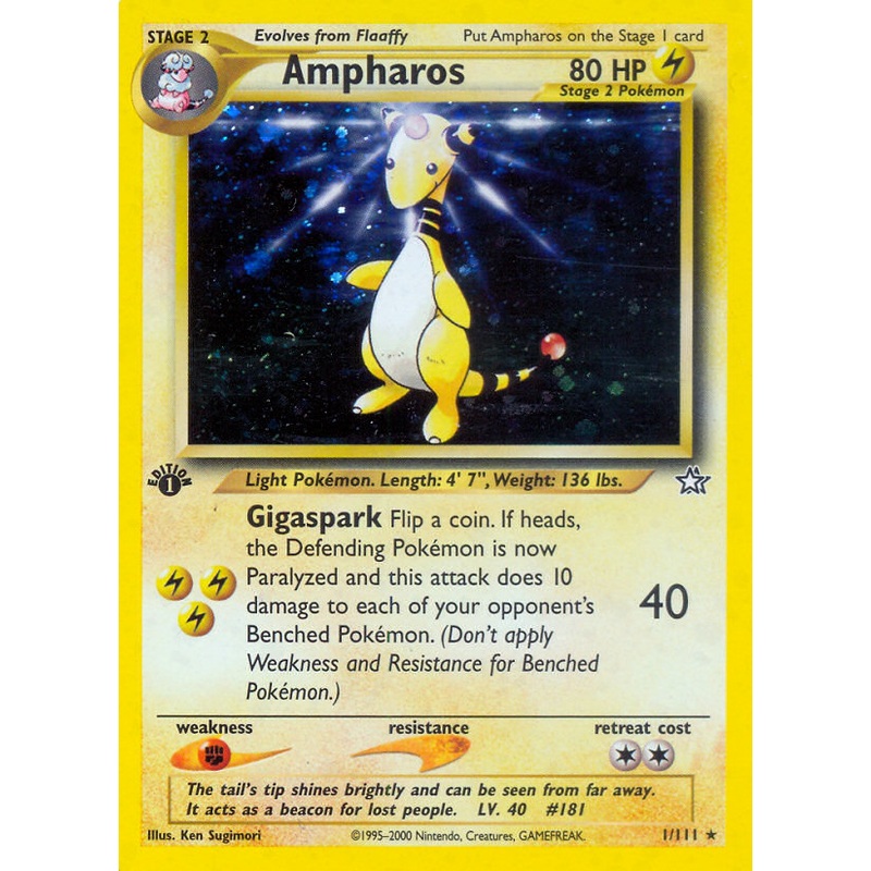 Ampharos (1/111) [Neo Genesis 1st Edition]