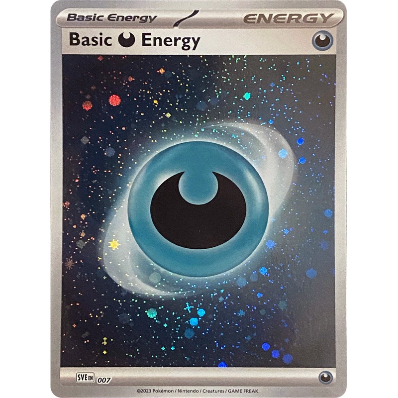 Basic Darkness Energy (007) (Cosmos Holo) [Scarlet & Violet: Base Set]