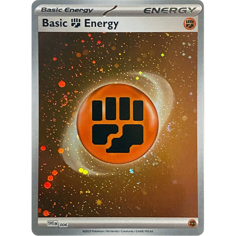 Basic Fighting Energy (006) (Cosmos Holo) [Scarlet & Violet: Base Set]
