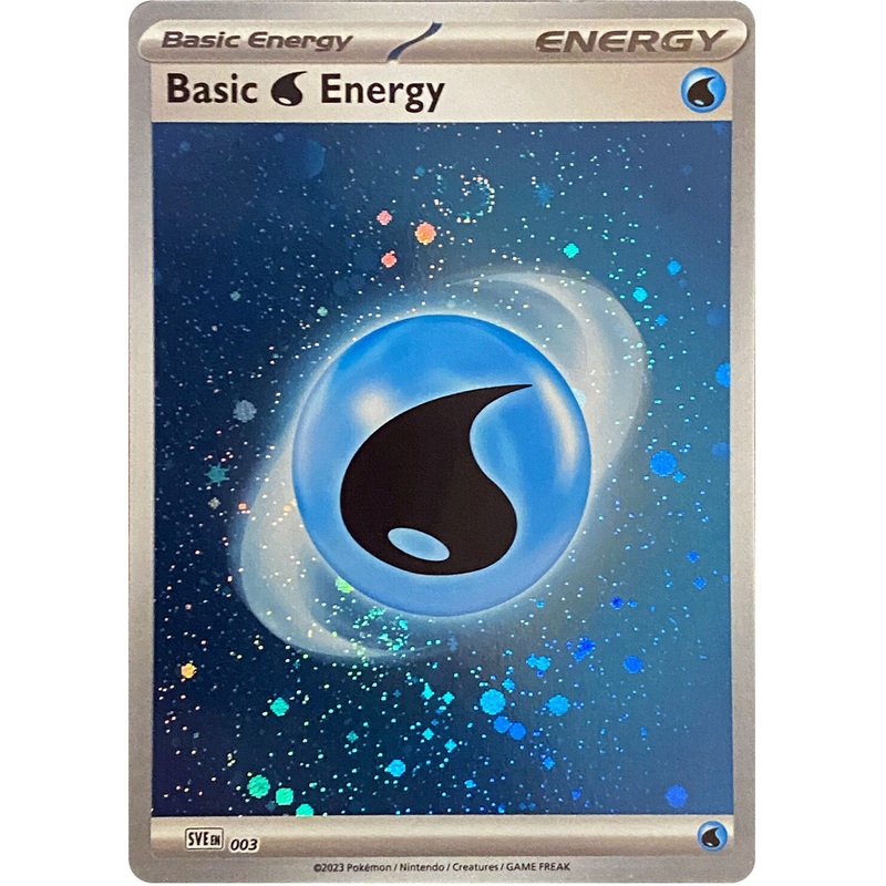 Basic Water Energy (003) (Cosmos Holo) [Scarlet & Violet: Base Set]