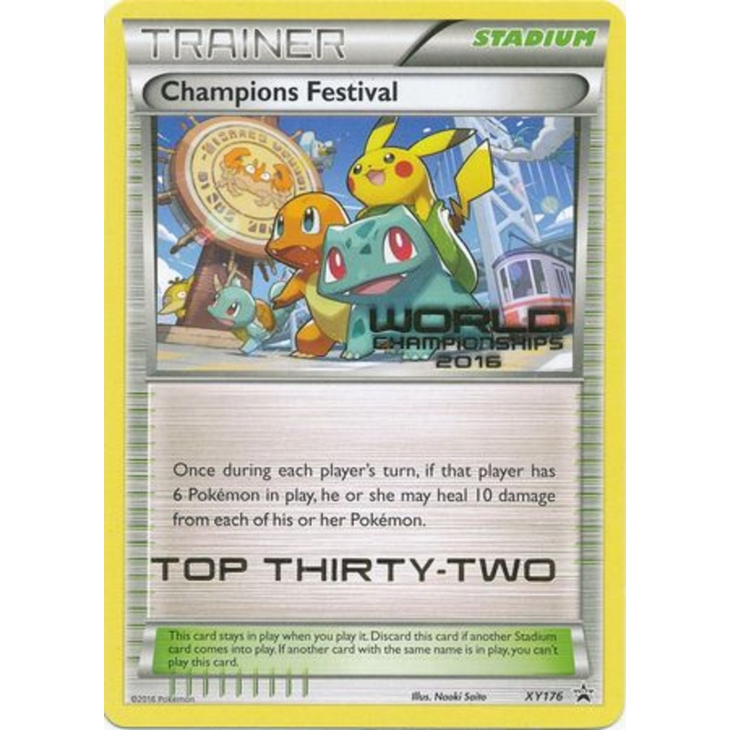 Champions Festival 2016 Top Thirty Two (XY176) [XY: Black Star Promos]