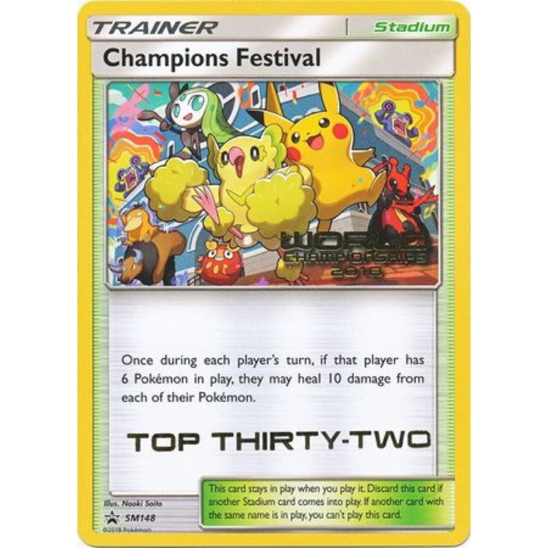 Champions Festival (SM148) (2018 Top Thirty Two) [Sun & Moon: Black Star Promos]