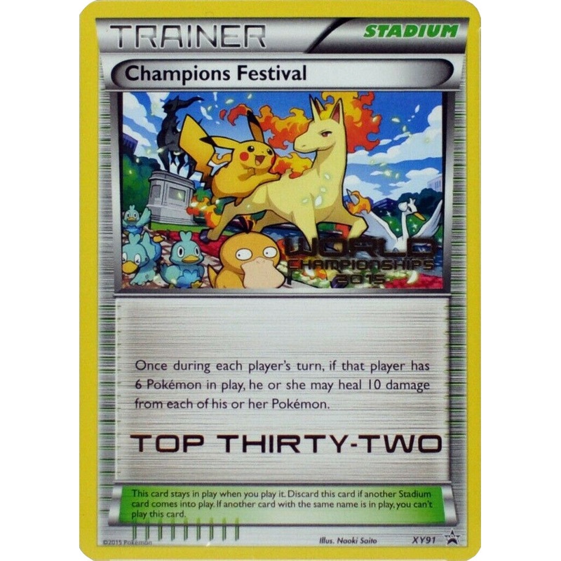 Champions Festival (XY91) (2015 Top Thirty-Two) [XY: Black Star Promos]