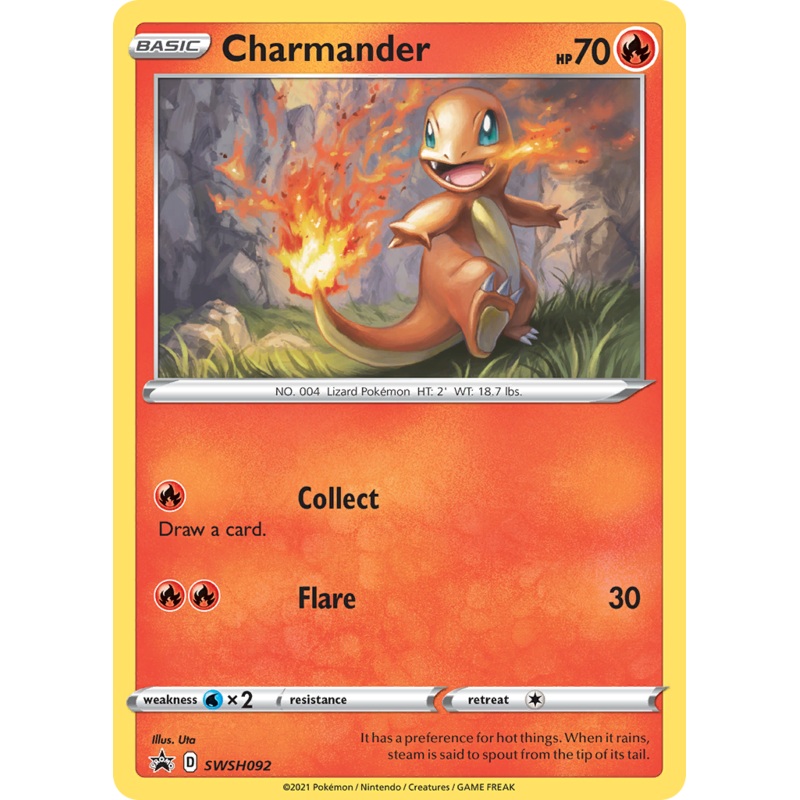 Charmander (SWSH092) [Sword & Shield: Black Star Promos]