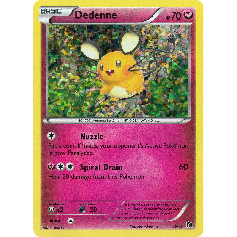 Dedenne (10/12) [McDonald's Promos: 2016 Collection]