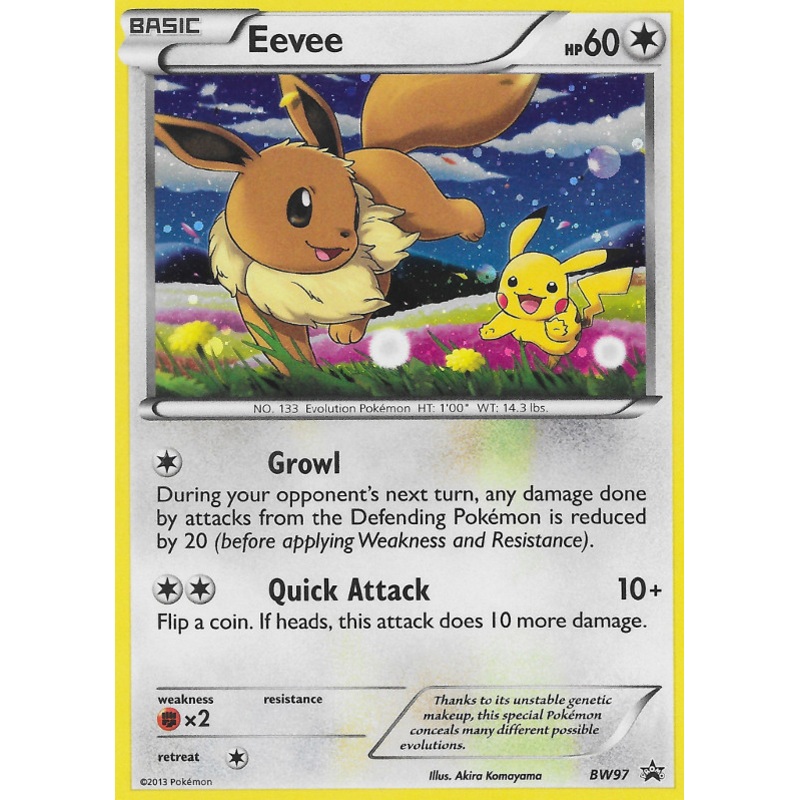 Eevee (BW97) [Black & White: Black Star Promos]