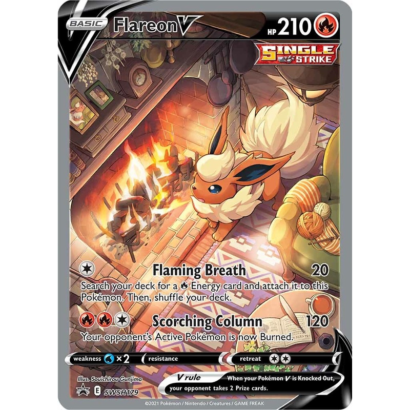 Flareon V (SWSH179) [Sword & Shield: Black Star Promos]