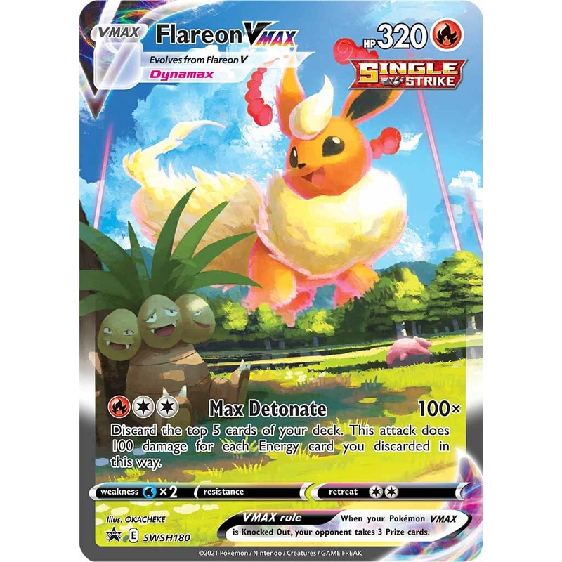 Flareon VMAX (SWSH180) [Sword & Shield: Black Star Promos]
