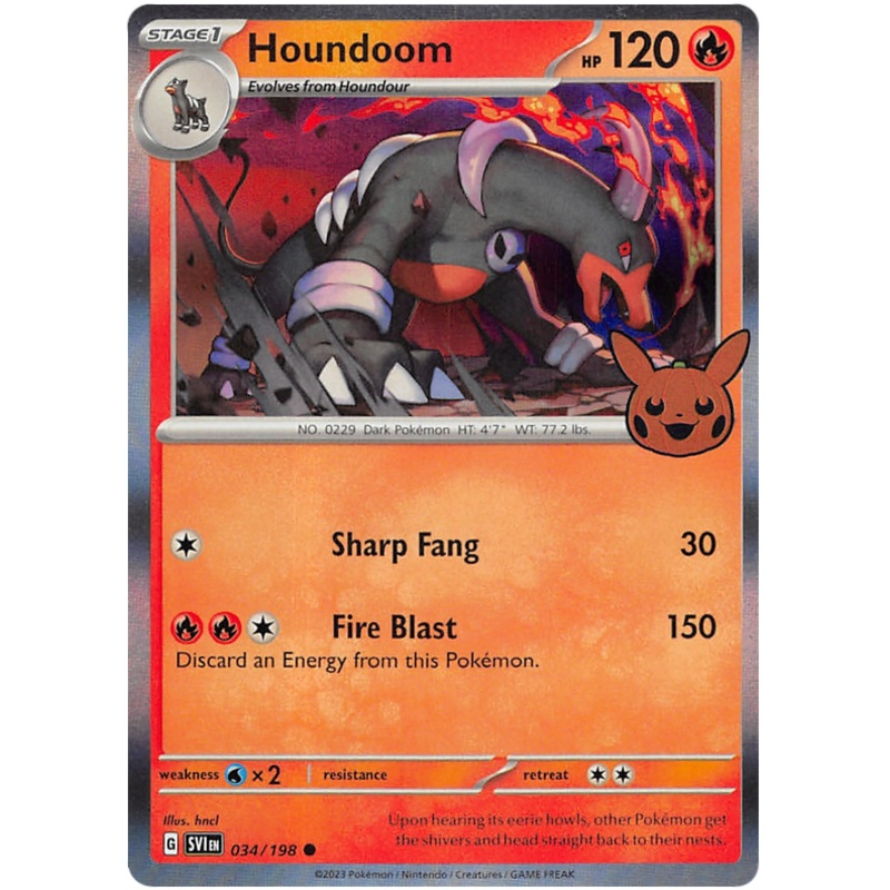 Houndoom (034/198) [Trick or Trade 2023]