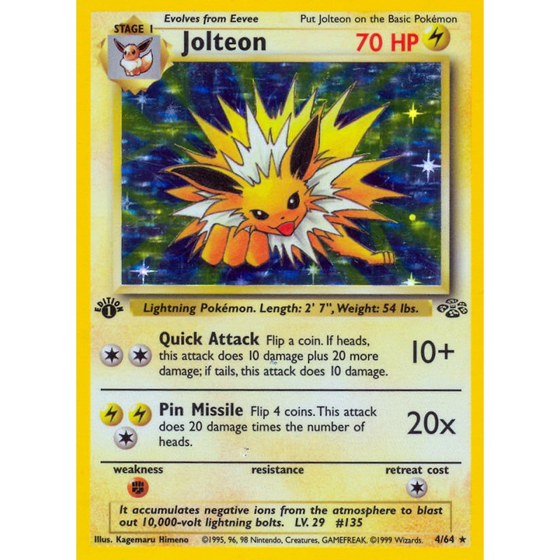 Jolteon (4/64) [Jungle 1st Edition]