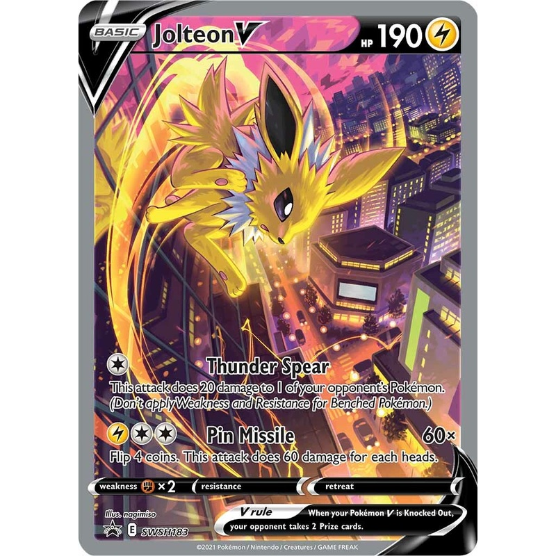 Jolteon V (SWSH183) [Sword & Shield: Black Star Promos]