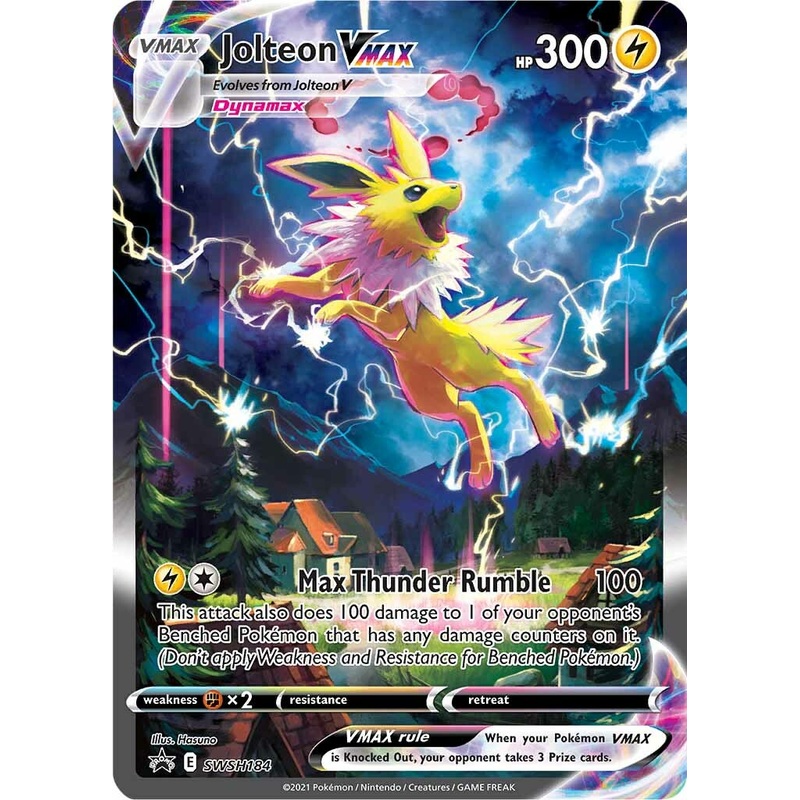 Jolteon VMAX (SWSH184) [Sword & Shield: Black Star Promos]