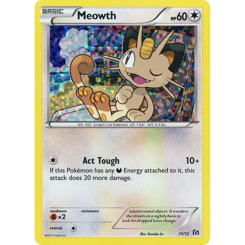 Meowth (11/12) [McDonald's Promos: 2016 Collection]