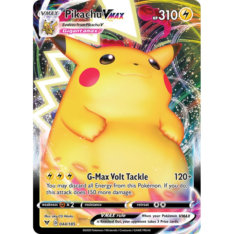 Pikachu VMAX (044/185) [Sword & Shield: Vivid Voltage]