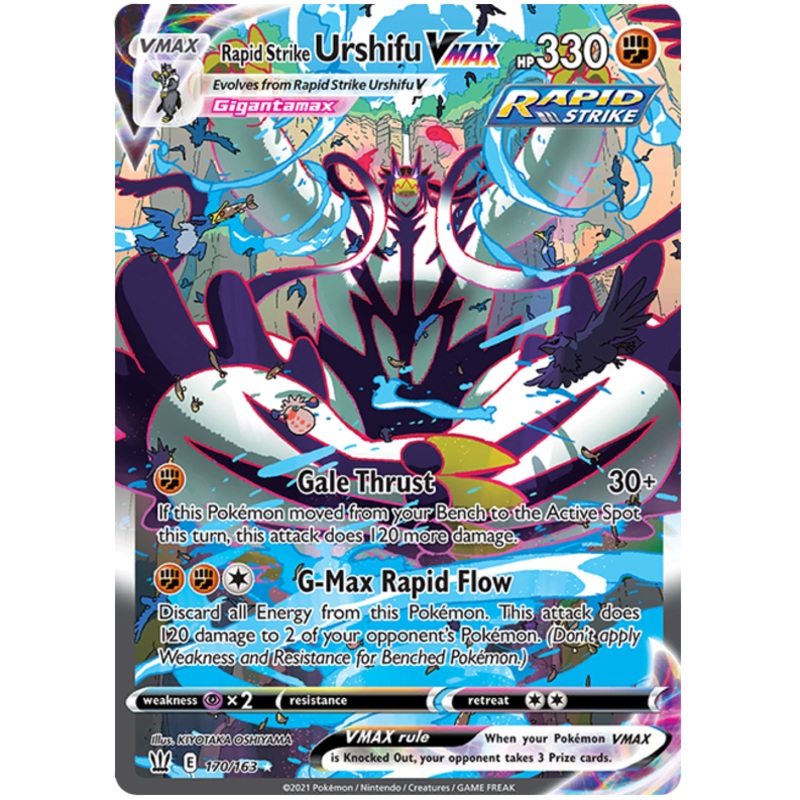 Rapid Strike Urshifu VMAX (170/163) [Sword & Shield: Battle Styles]