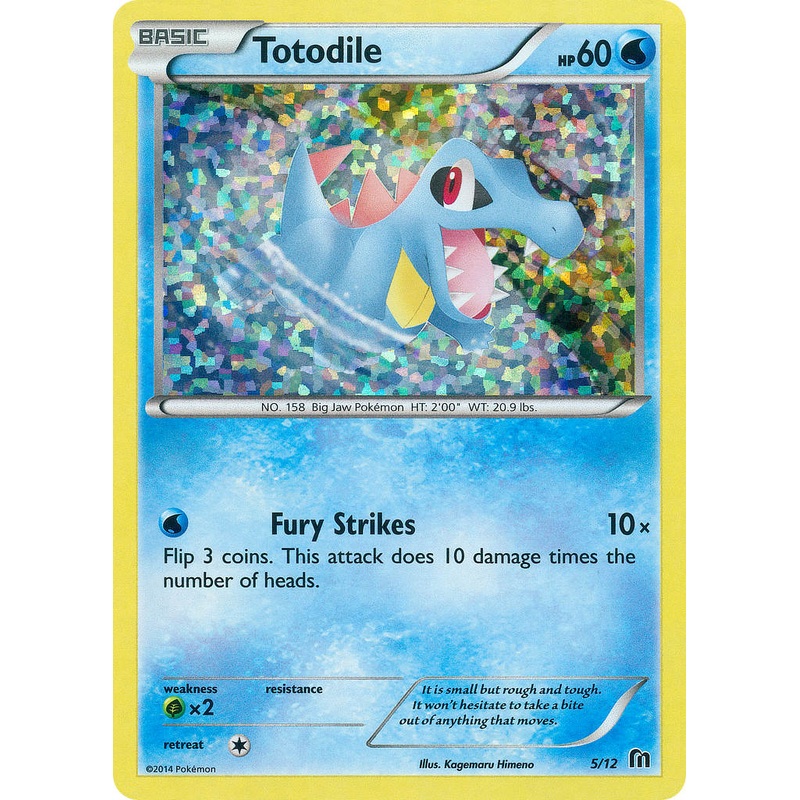 Totodile (5/12) [McDonald's Promos: 2016 Collection]