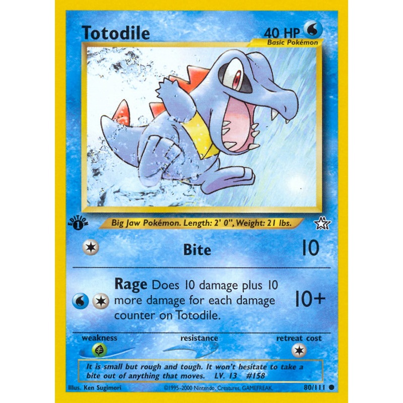 Totodile (80/111) [Neo Genesis 1st Edition]