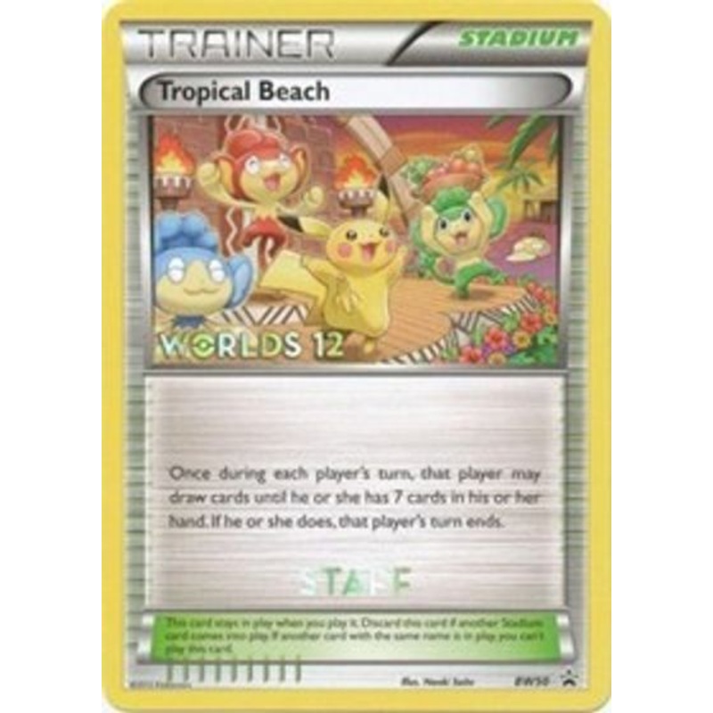 Tropical Beach (BW50) (Staff) [Black & White: Black Star Promos]