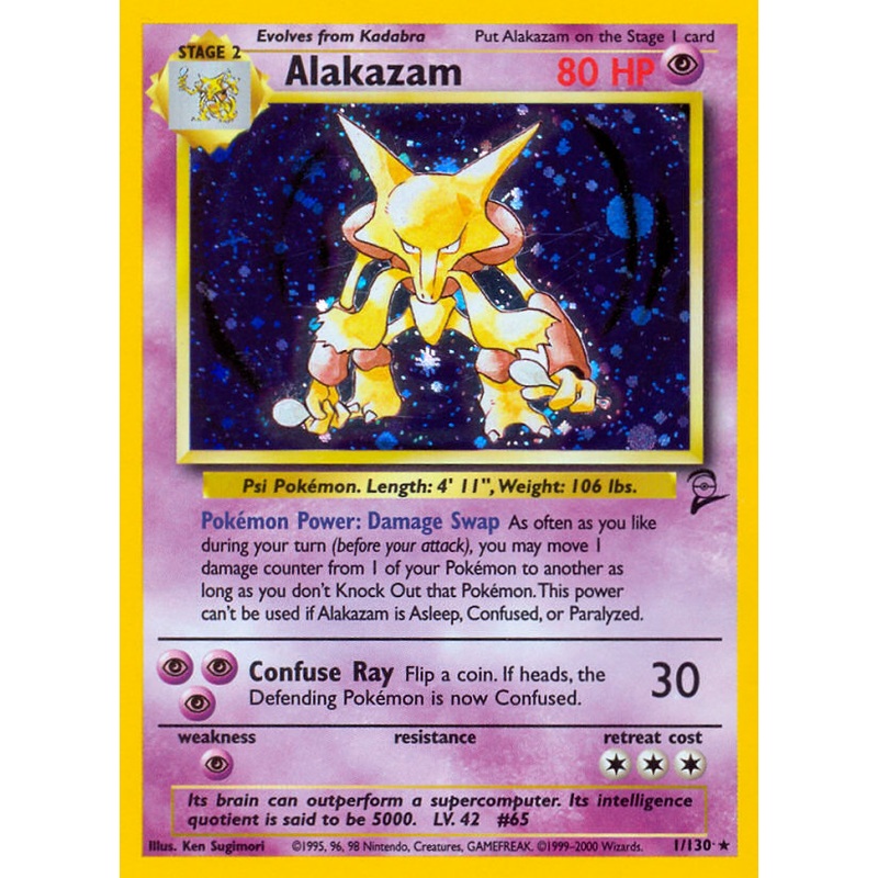 Alakazam (1/130) [Base Set 2]
