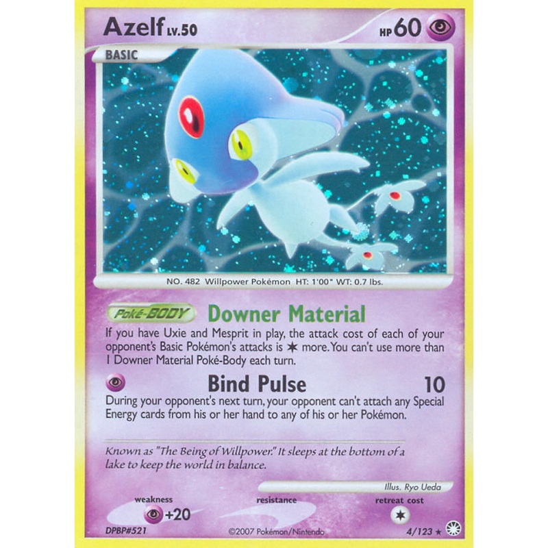 Azelf (4/123) [Diamond & Pearl: Mysterious Treasures]