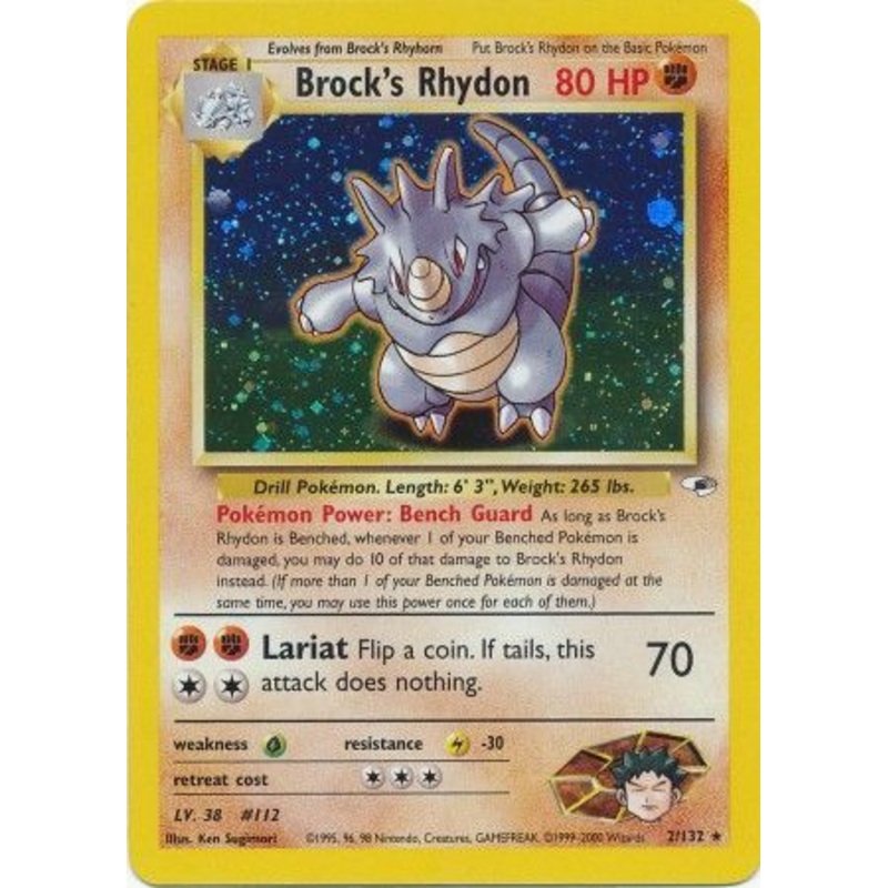 Brock's Rhydon (2/132) [Gym Heroes Unlimited]