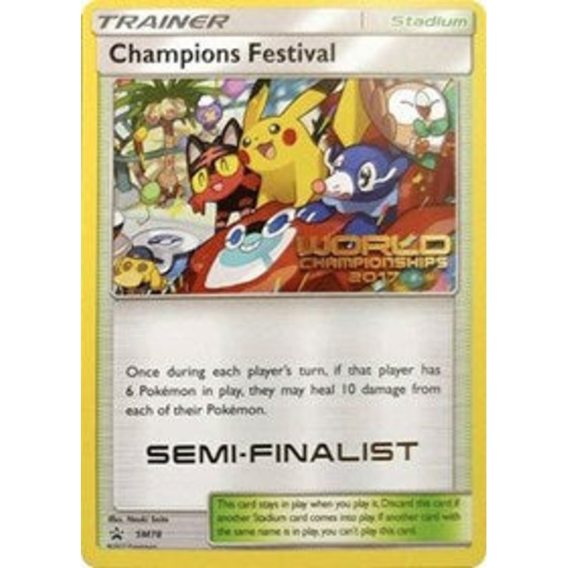 Champions Festival (SM78) (2017 Semi Finalist) [Sun & Moon: Black Star Promos]