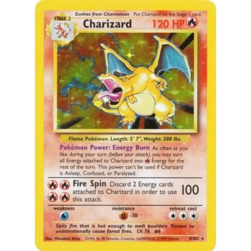 Charizard - 4/102 - Base Set Unlimited