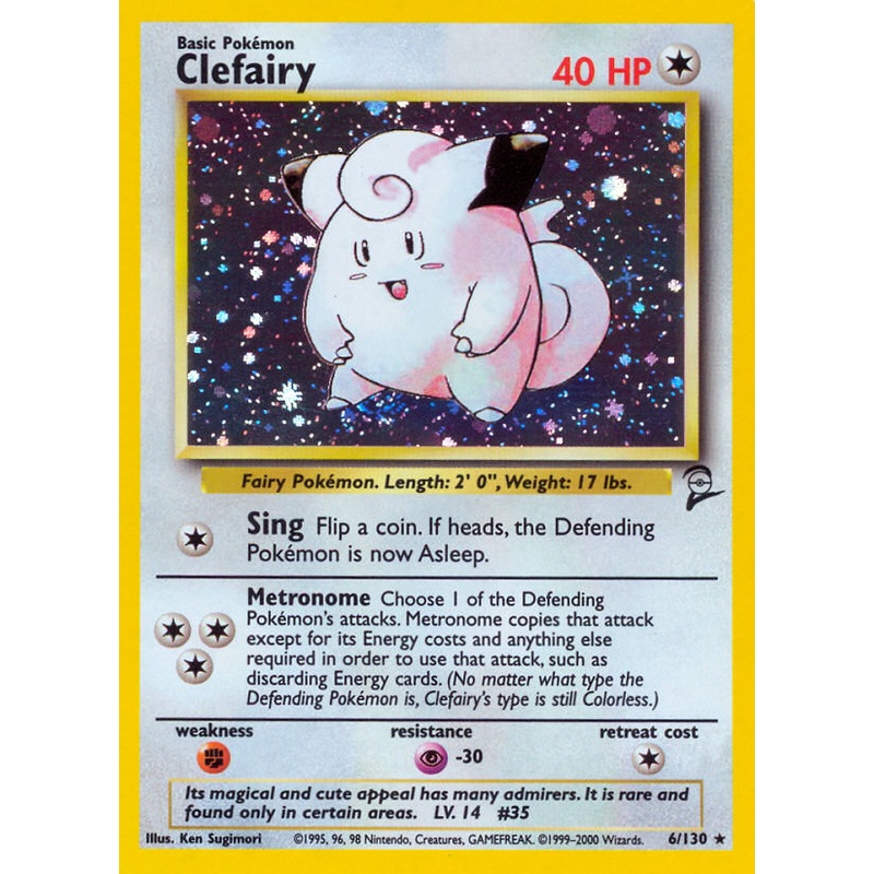 Clefairy (6/130) [Base Set 2]