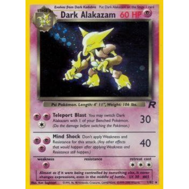 Dark Alakazam (1/82) [Team Rocket Unlimited]