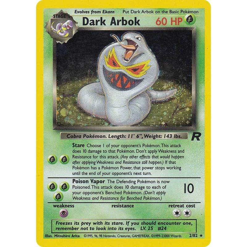 Dark Arbok (2/82) [Team Rocket Unlimited]