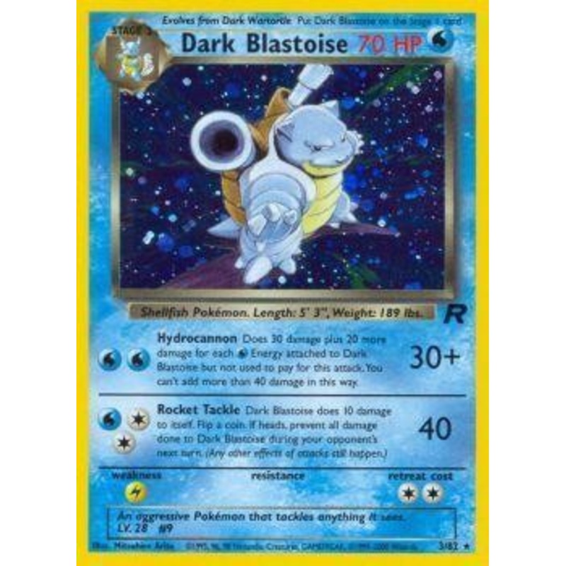 Dark Blastoise (3/82) [Team Rocket Unlimited]